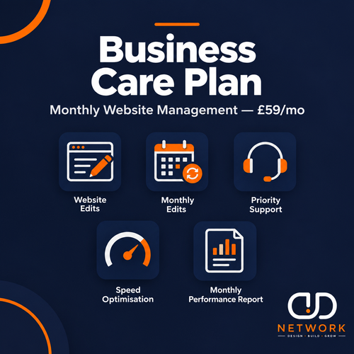 Business Website Care Plan