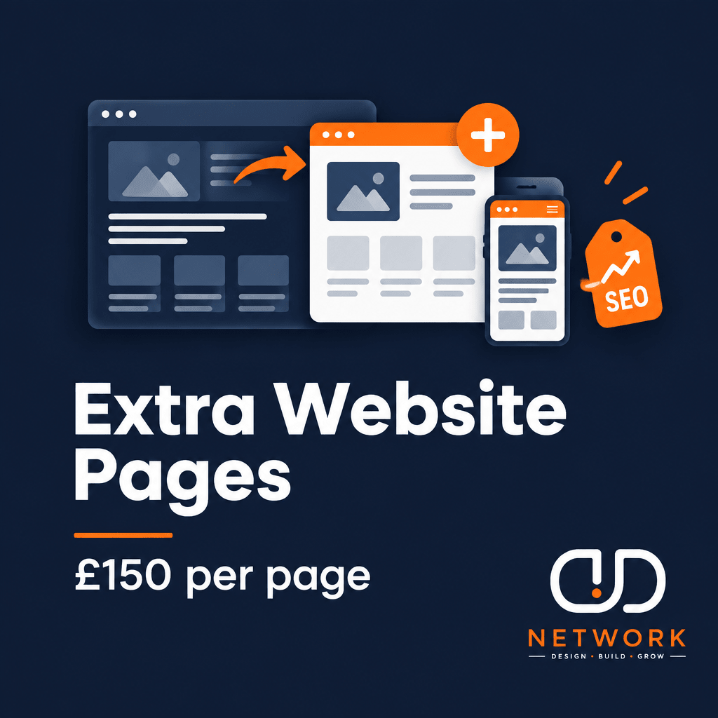Custom web page design by DD Network