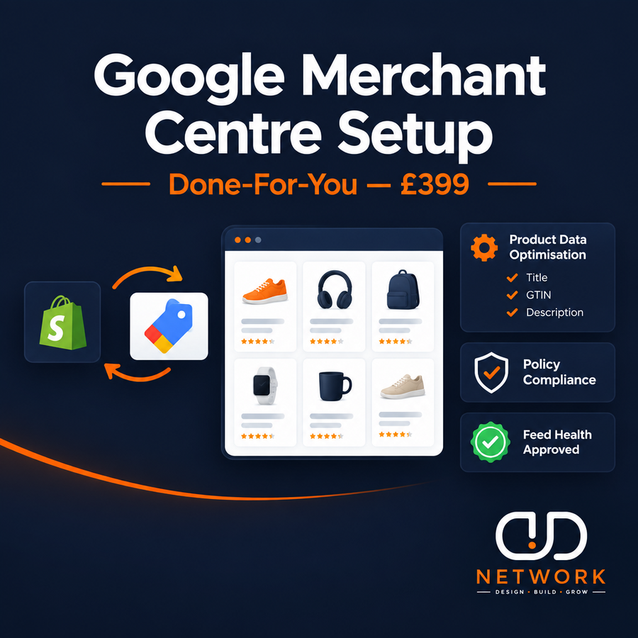 Google Merchant Centre Setup