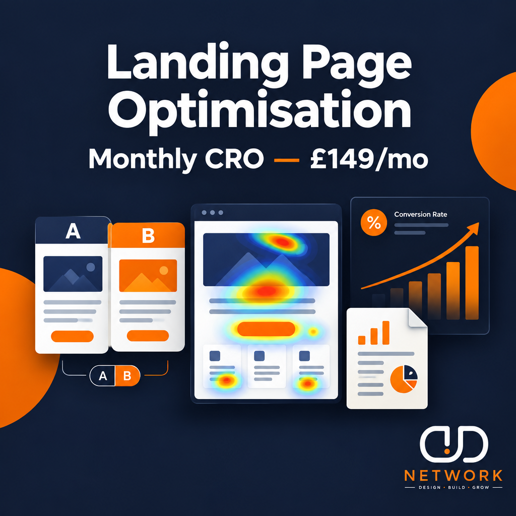 Monthly Landing Page Optimisation